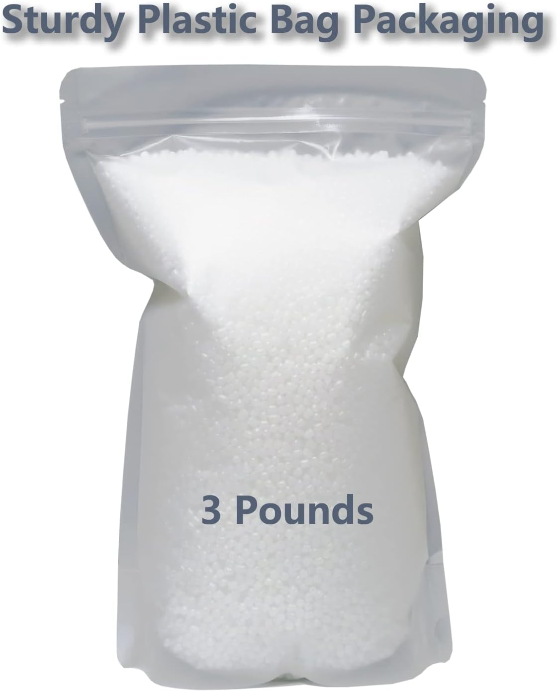 3 Pounds Plastic Pellets Rock Tumbling Media Plastic Filler for Rock Tumbler, Rock Polisher, Stone Tumbler (3 Pounds)