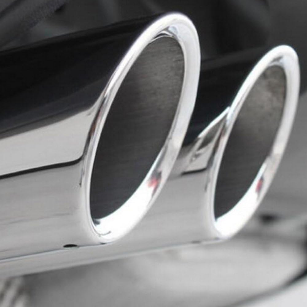 Polarlander Car Styling Stainless Steel Exhaust Muffler Tip Pipe for VW Volkswagen Jetta MK6 1.4T Golf 6 Golf 7 MK7 1.4T Silver image number 4