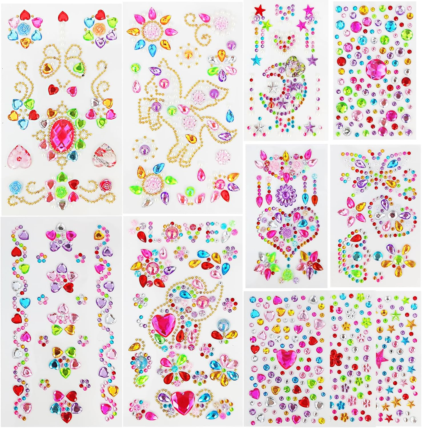 Self-Adhesive Glitter Stones image number 1