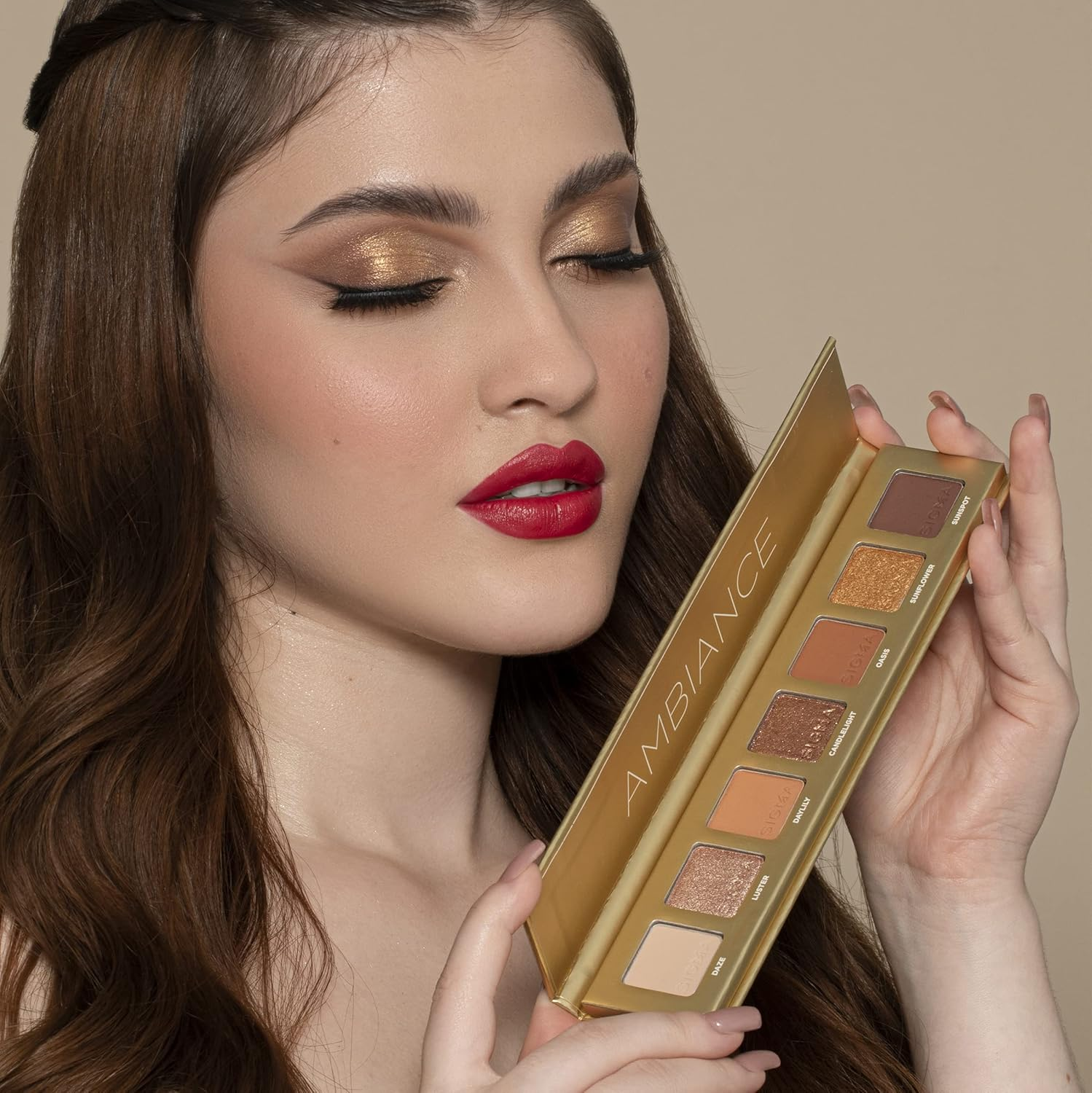 Mini Eyeshadow Palette - Ambiance by SIGMA for Women - 0.24 Oz Eye Shadow