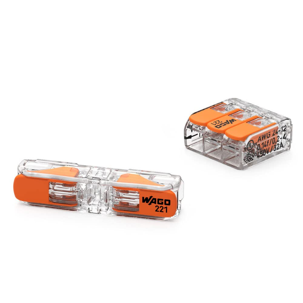 **Official & Genuine** (60 Pcs) WAGO 221-2411 - 4Mm&sup2; 221 Inline Splicing Connectors for All Conductor Types image number 2