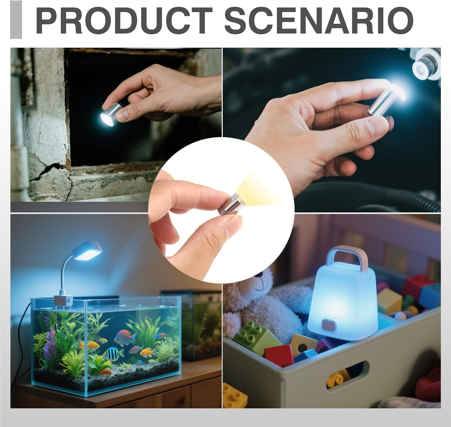 10-Pack LED Mini Lights for Dollhouses and Crafts, Warm White, Battery-Operated Small LED Lights with Silver Plastic Casing,For Paper Lanterns, Party Decorations, and Dollhouse Accessories image number 6