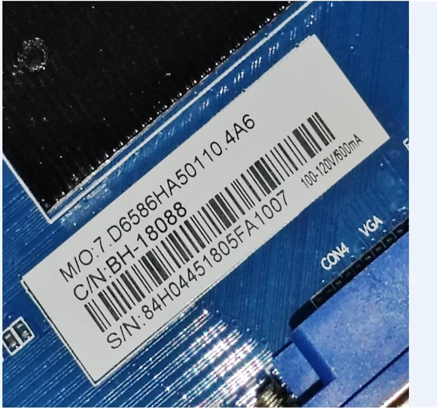 Replacement CV6586H-A50 3-In-1 Wifi Network TV Motherboard, BH-18088 100-120V 600Ma, TV Replacement Parts image number 5