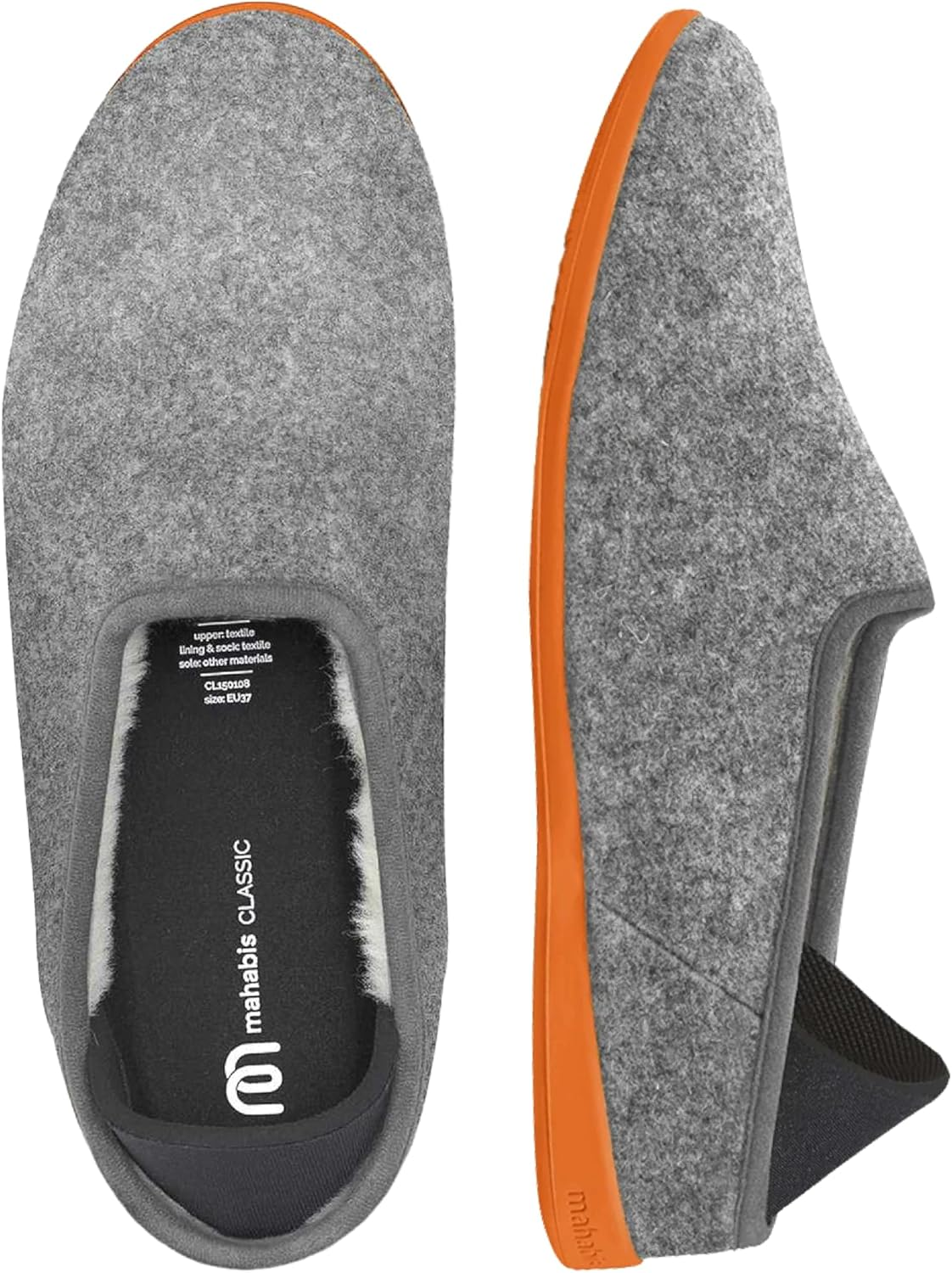 Mahabis | Unisex Slippers | Classic Collection | Premium Comfort with Refined Design & Support | Supreme Wearability & Heat Controlled | 100% Wool Lining