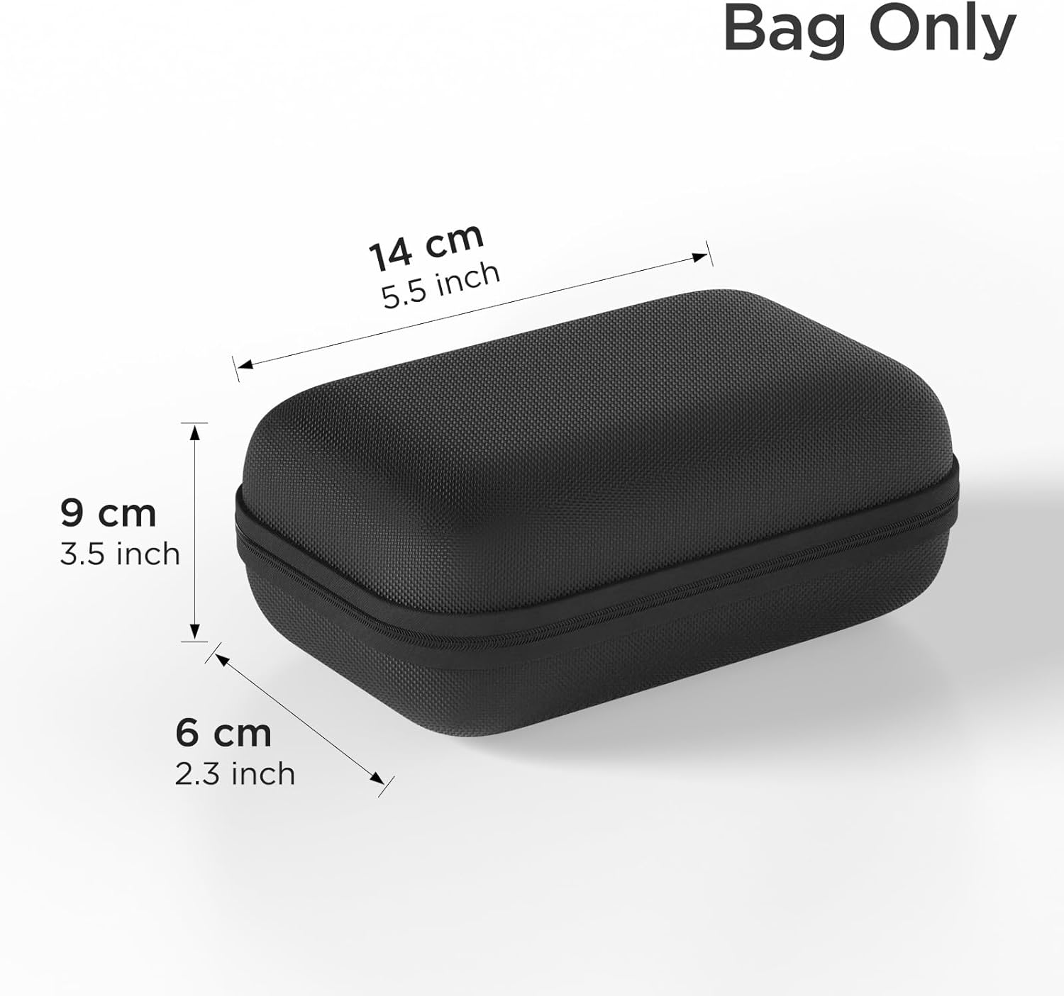 SUPVAN E10 Label Maker Case, Waterproof and Shockproof, Oxford Hard Storage Case for Organization Protection of Mini Bluetooth Label Printer, Black image number 5