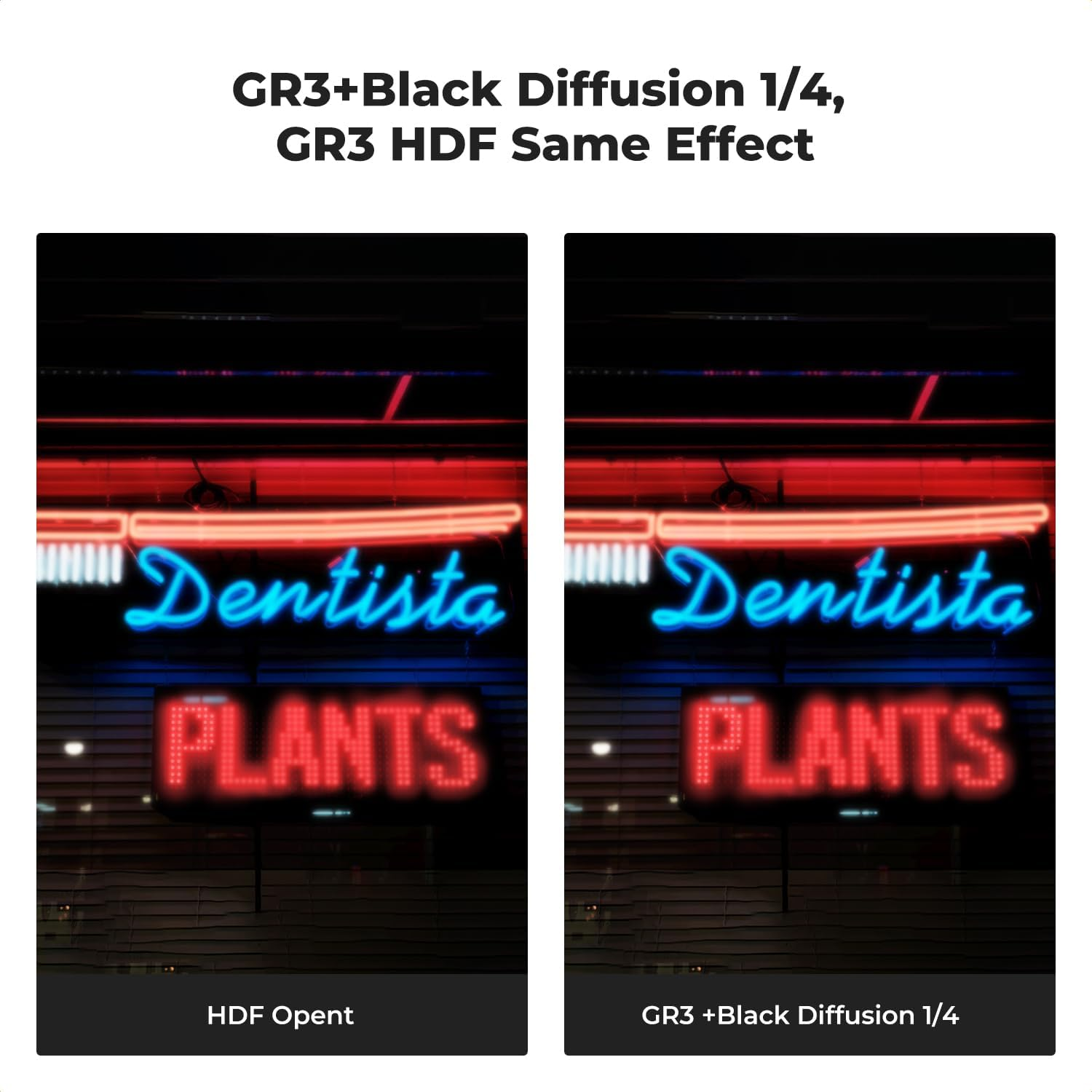 K&F CONCEPT 3 Pcs Filter Kit - UV Filter + Black Mist 1/4 + 42-49Mm Adapter Ring Set for Ricoh GR Iiix GR Iiix HDF GR3X HDF GR III GR III HDF GR3 HDF & GR II GR2 image number 1