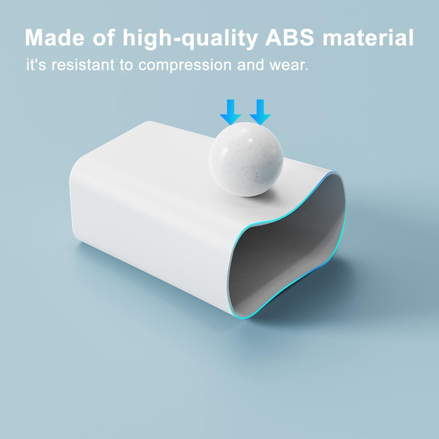 2 Pack Slim Space-Saving Trash Can with Press Top Lid, 12L Durable Plastic Garbage Bin for Kitchen, Bathroom, RV, Office, Small Container Wastebasket for Narrow Spaces (White) image number 4