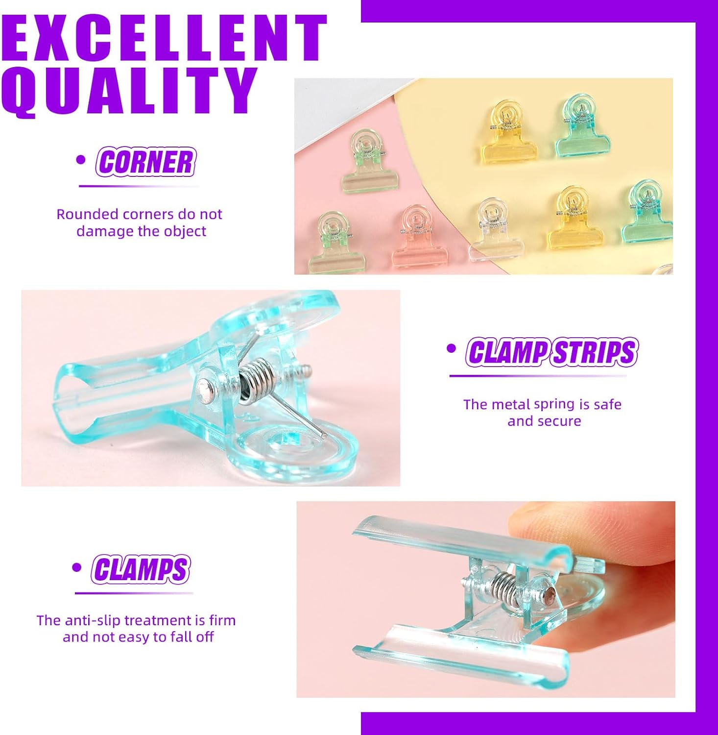 Swpeet 48Pcs Sewing Tools Kit, Tailors Chalk, Sewing Fabric Chalk, Sewing Fabric Pencils, 5-In-1 Sliding Gauge Measuring Sewing Ruler Tool, Heat Erasable Fabric Marking Pens with 4 Refills image number 2