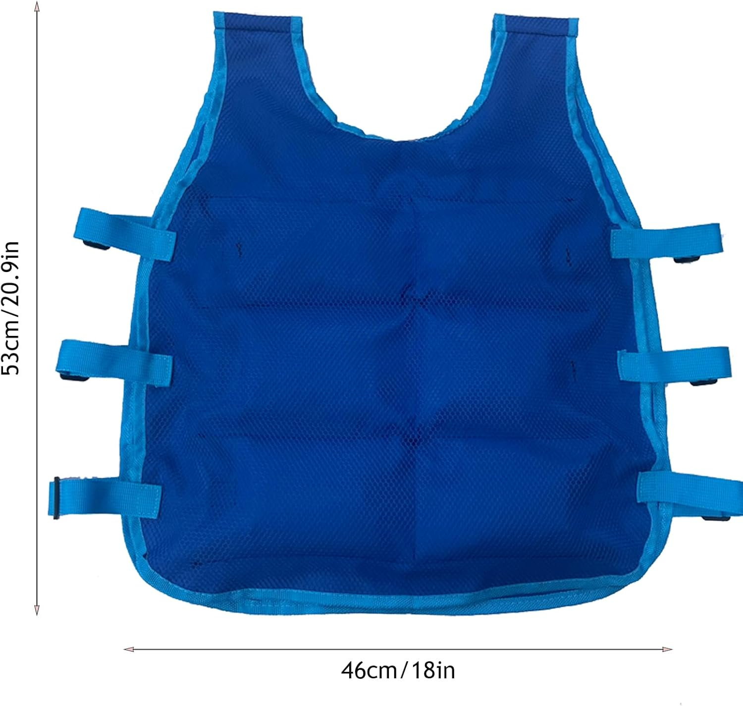 Cooling Vest with Ice Packs Summer Cooling Vest for Men and Women Adjustable Outdoor Heat Relief Tactical Ice Vest for High Temperature Environments Reusable Ice Pack Included image number 3