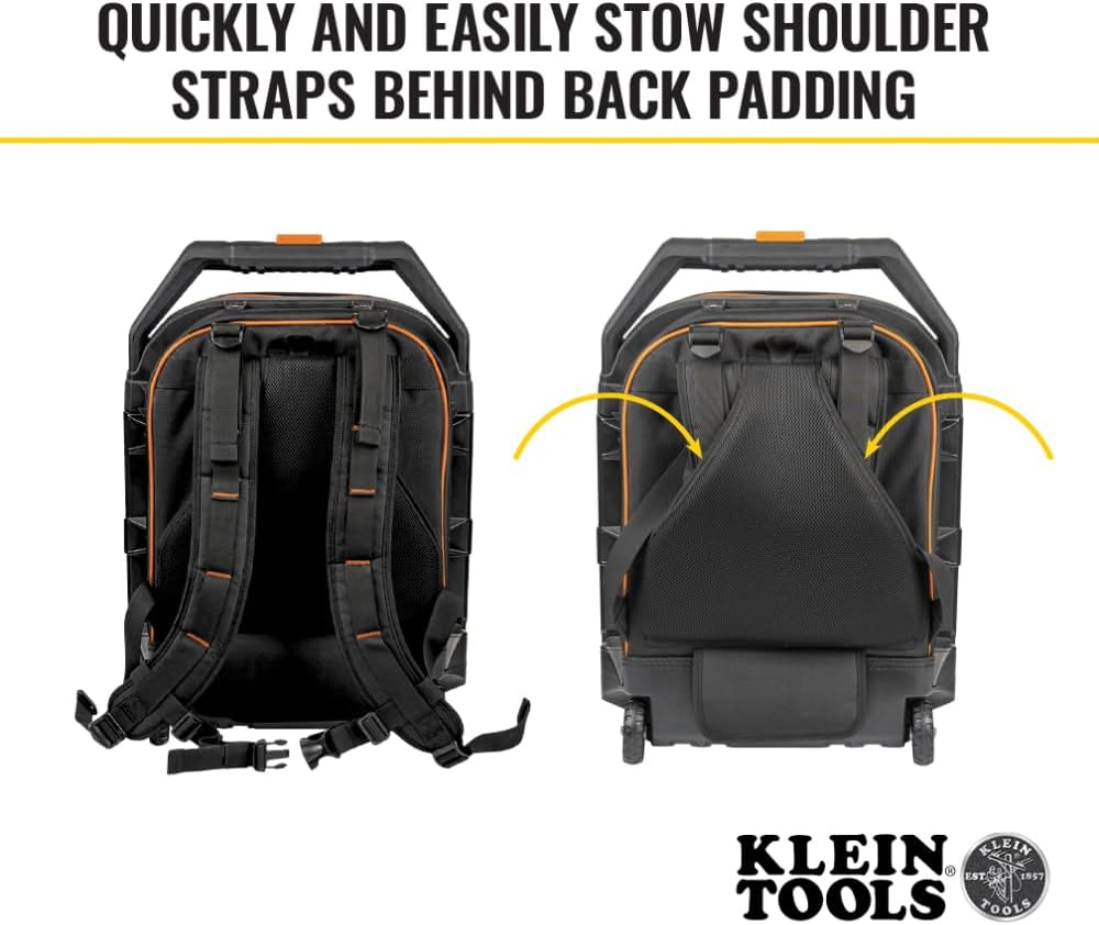 Klein Tools Tradesman Pro Rolling Tool Backpack
