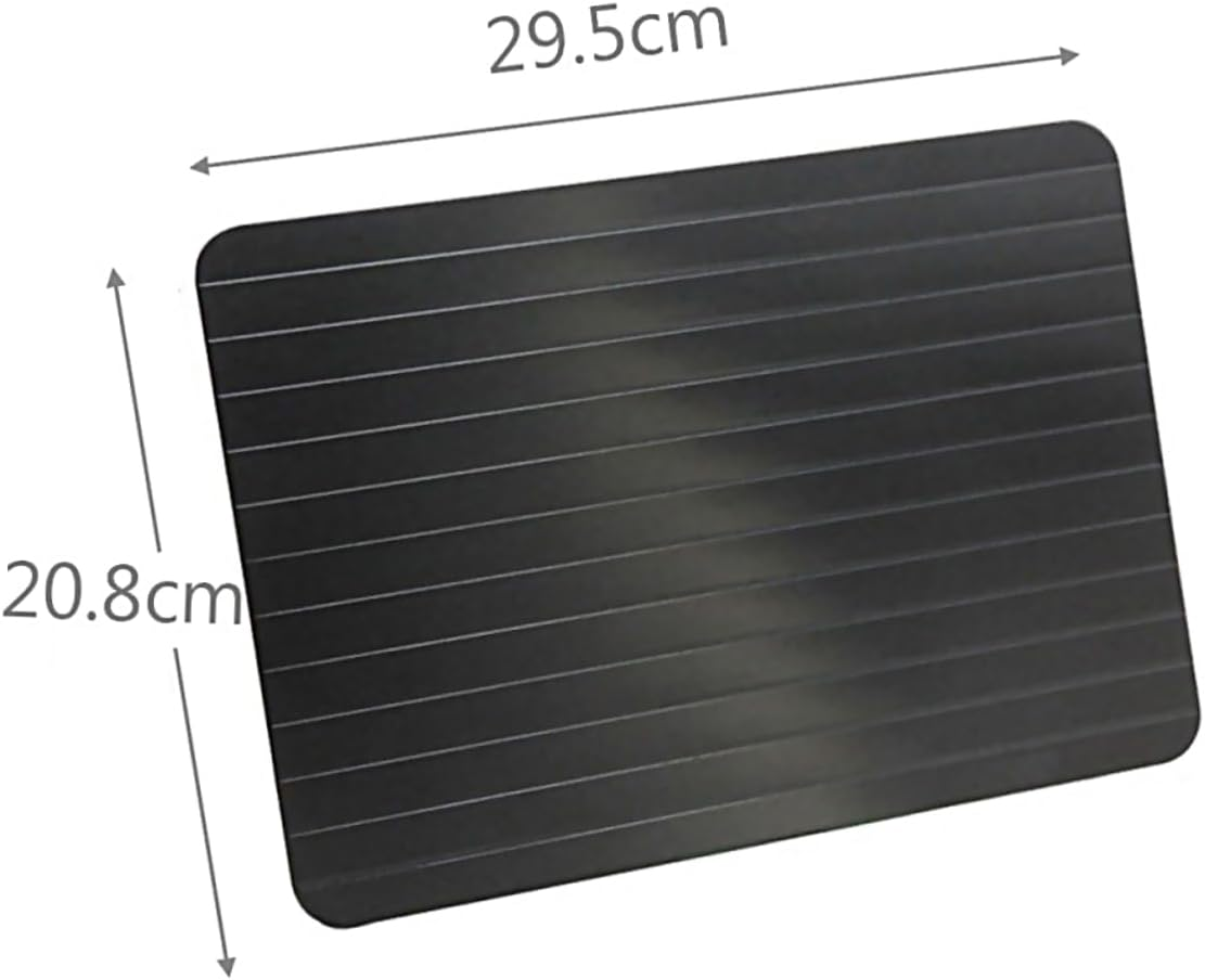 SHOWERORO Thawing Tray Aluminum 29.5X20.8X0.3Cm Fast Defrosting Plate Kitchen Tool No Electricity Required image number 2