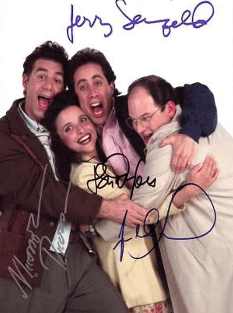 Seinfeld Cast Signed Autographed Poster Photo A4 8.3X11.7