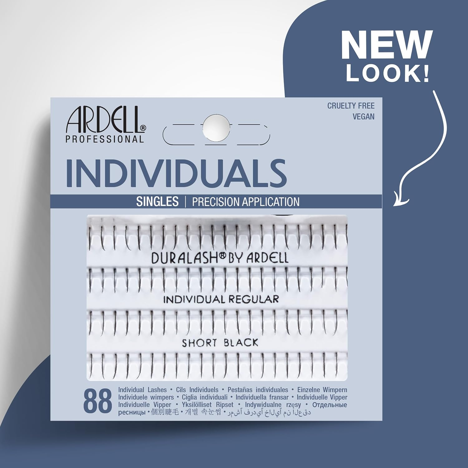 Ardell Duralash Regular Short Individual Lashes, Black, Short