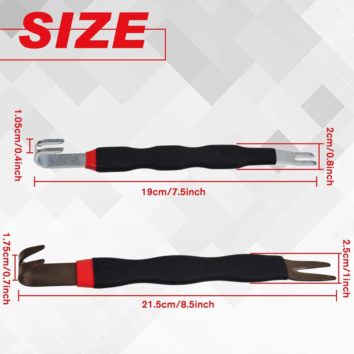 2 Pcs Electrical Connector Separator, Automotive Electrical Terminal Connector Separator Removal Tool Remover Disconnect Tool for Electrical Plugs, Fuel Injectors, Push Tab Connectors image number 3