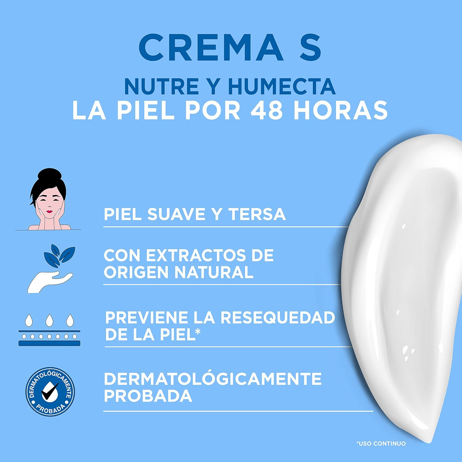 Pond'S S Cream Humectant Moisturizing & Nourishing,7Oz Crema Humetante Y Nutritiva S De Ponds 200Gr image number 4