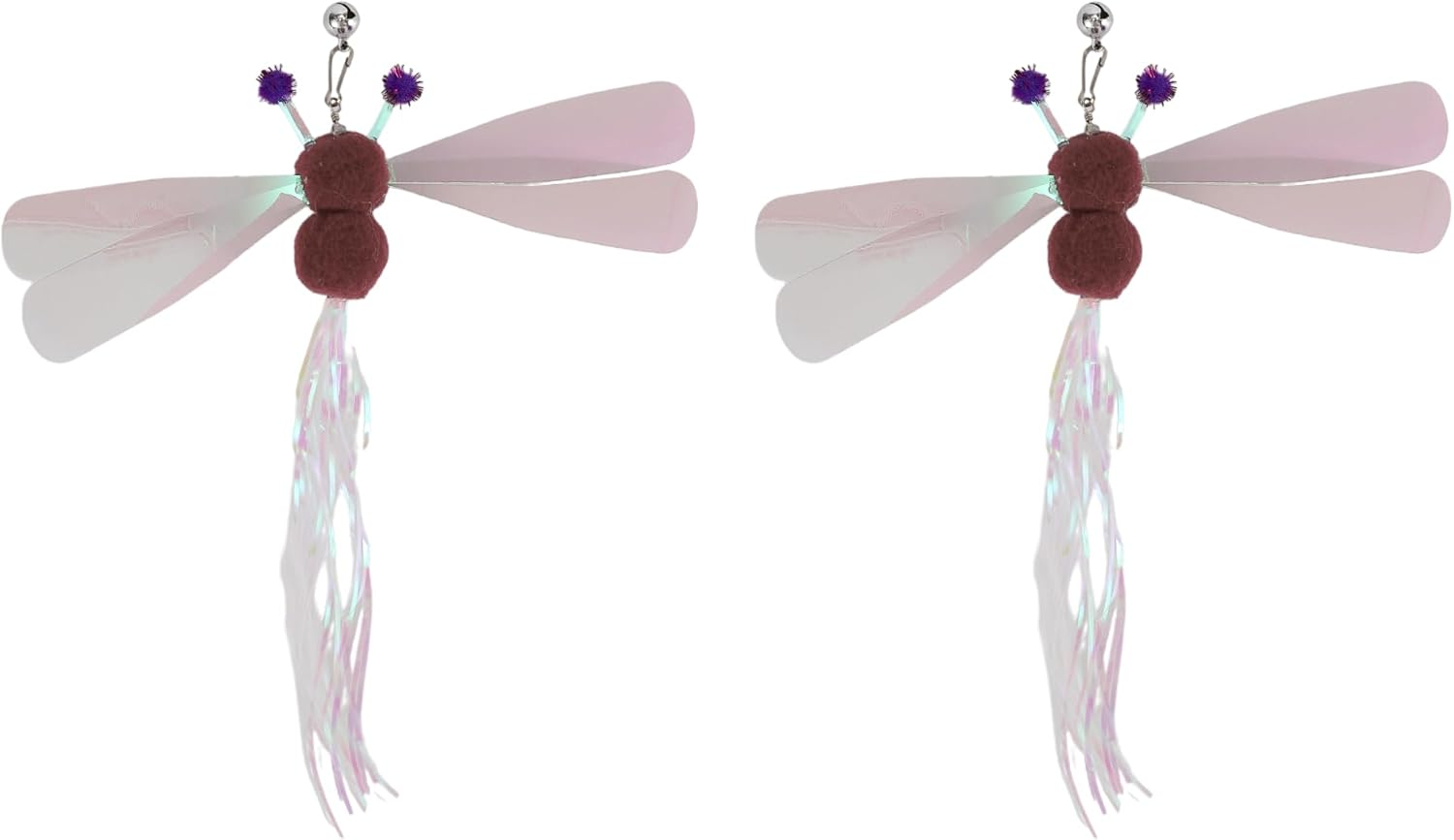 CAPASTEC Pack of 2 Cat Wand Replacement for Pet Interactive, Red, Dragonfly image number 5