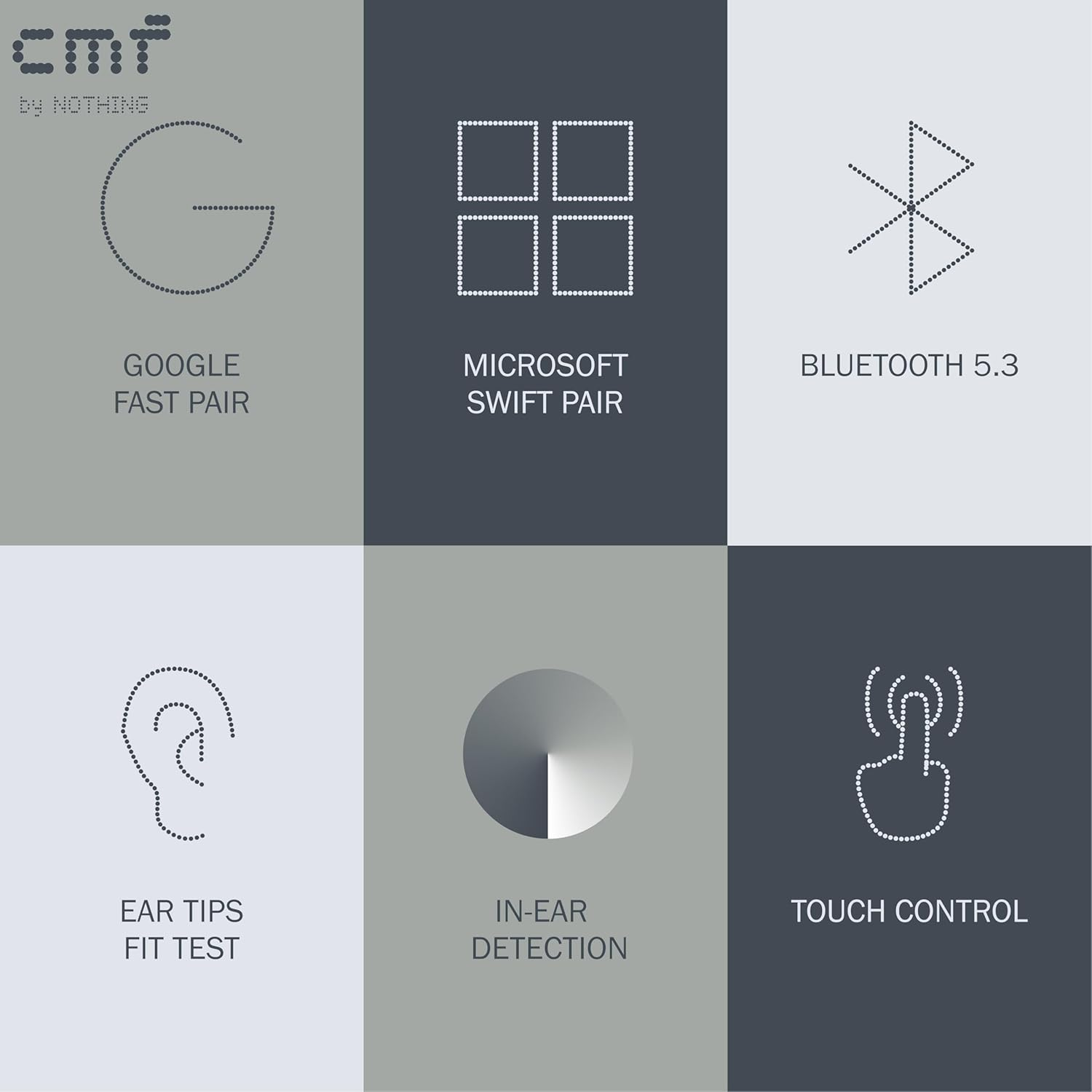 CMF by Nothing Buds Pro 2 Wireless Earbuds, Hi-Res Audio with LDAC, 50 Db Hybrid Noise Cancellation Earphones, Ultra Bass Technology, Bluetooth 5.3, 6 HD Mics Headphones, Orange image number 2