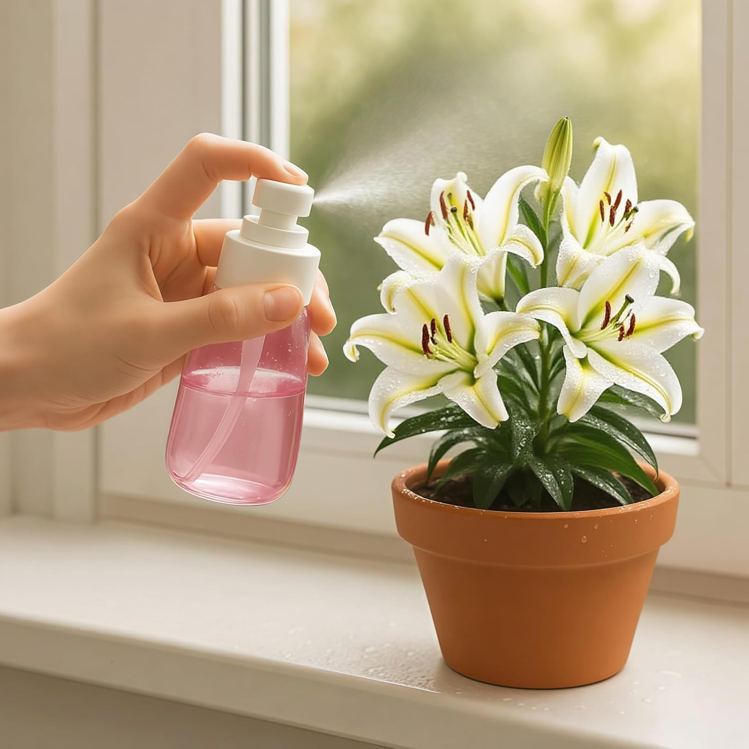 Evadollina Spray Bottle Small, Pack of 5 Mini 60Ml Spray Bottles, Perfume Atomiser, Perfume Refill, Mini Spray Bottle image number 4