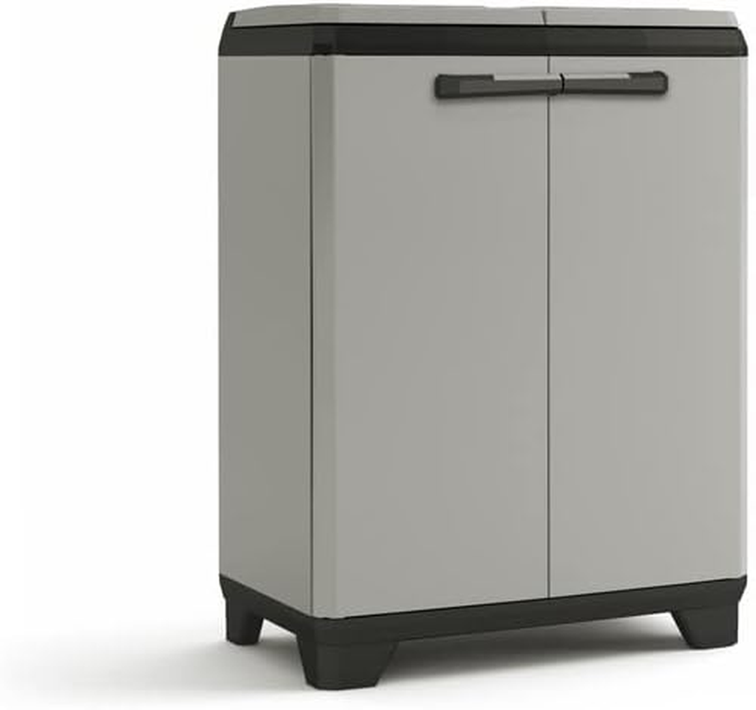 Keter 246640 Recycled Plastic Sorting Bin, Grey/Black, 680 X 390 X 920 Mm, PP image number 3