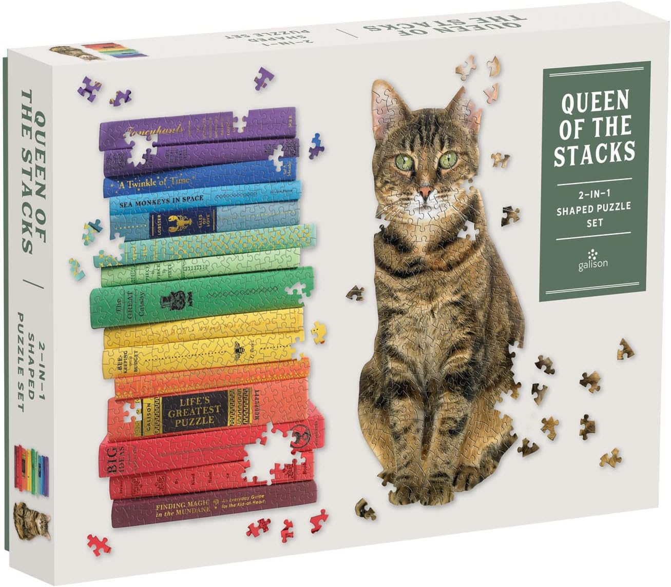 Queen of the Stacks 2-In-1 Puzzle Set image number 1