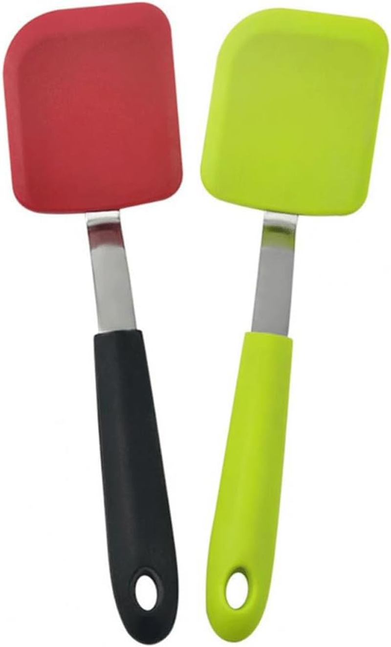 Cooking Utensils Set Silicone Spatula Kitchen Utensil Gadgets Non-Stick Tools Cooking Utensils Closely Inlaid Shovel for Nonstick Cookware for Kitchen Accessories