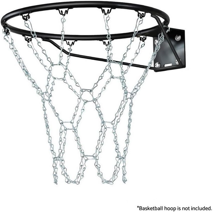 Everfit Basketball Ring Metal Braided Chain Net Official Size Rims Hoop 12 Loop image number 2