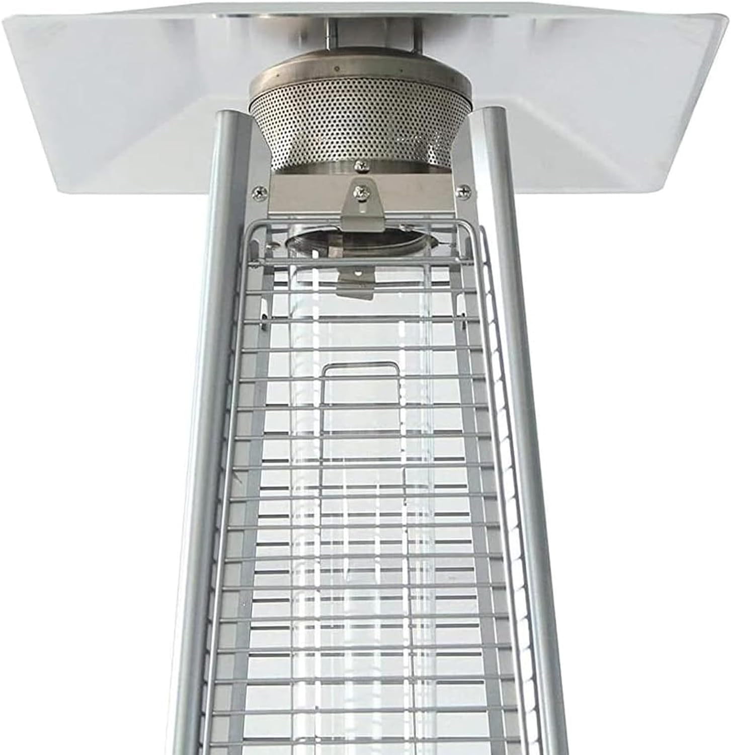 Outdoor Heater Replacement Parts-Outdoor Pyramid Propane Patio Heater Parts for Square Glass Tube Patio Heater,Polt & Nut & Stud & Wing Nut&Fixing Bracket image number 3