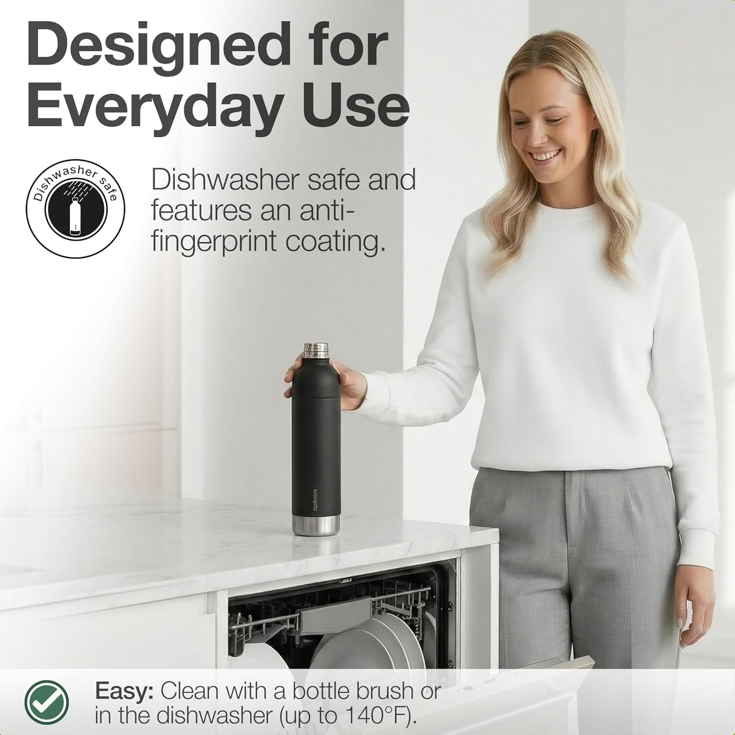 Premium Stainless Steel Carbonation Bottle 1 L / 1000 Ml | Compatible with Aarke Carbonator 3, Sodastream (Excl. Crystal + Jet) and Many Others | Dishwasher Safe, No Expiry Date, BPA Free image number 6