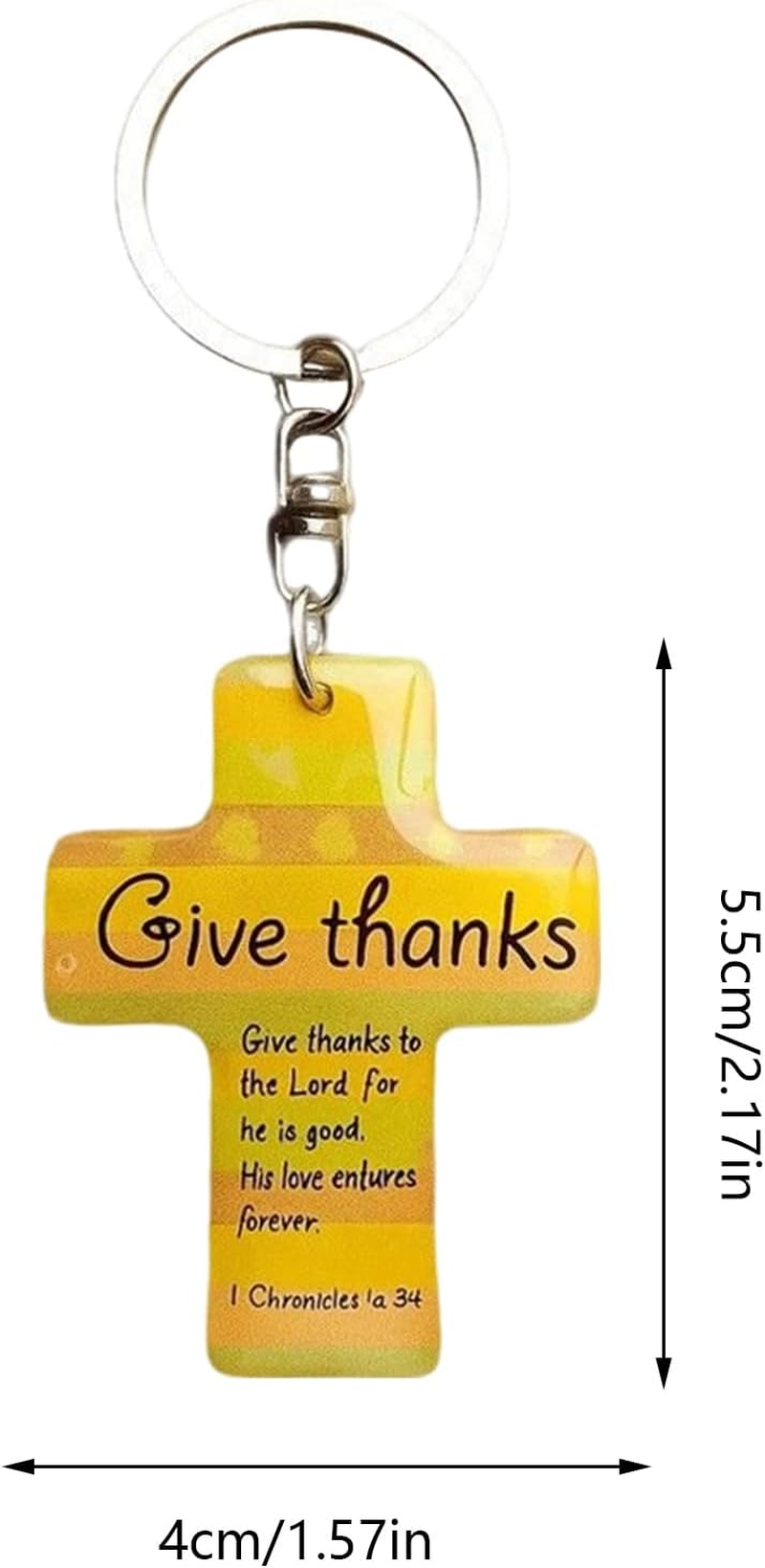 Religious Purse Pendant Wooden Jesus Pendant Bible Verse Inspirational Pocket Pendant for Women Men Prayer Baptism Birthday Easter Christmas Thank You image number 3