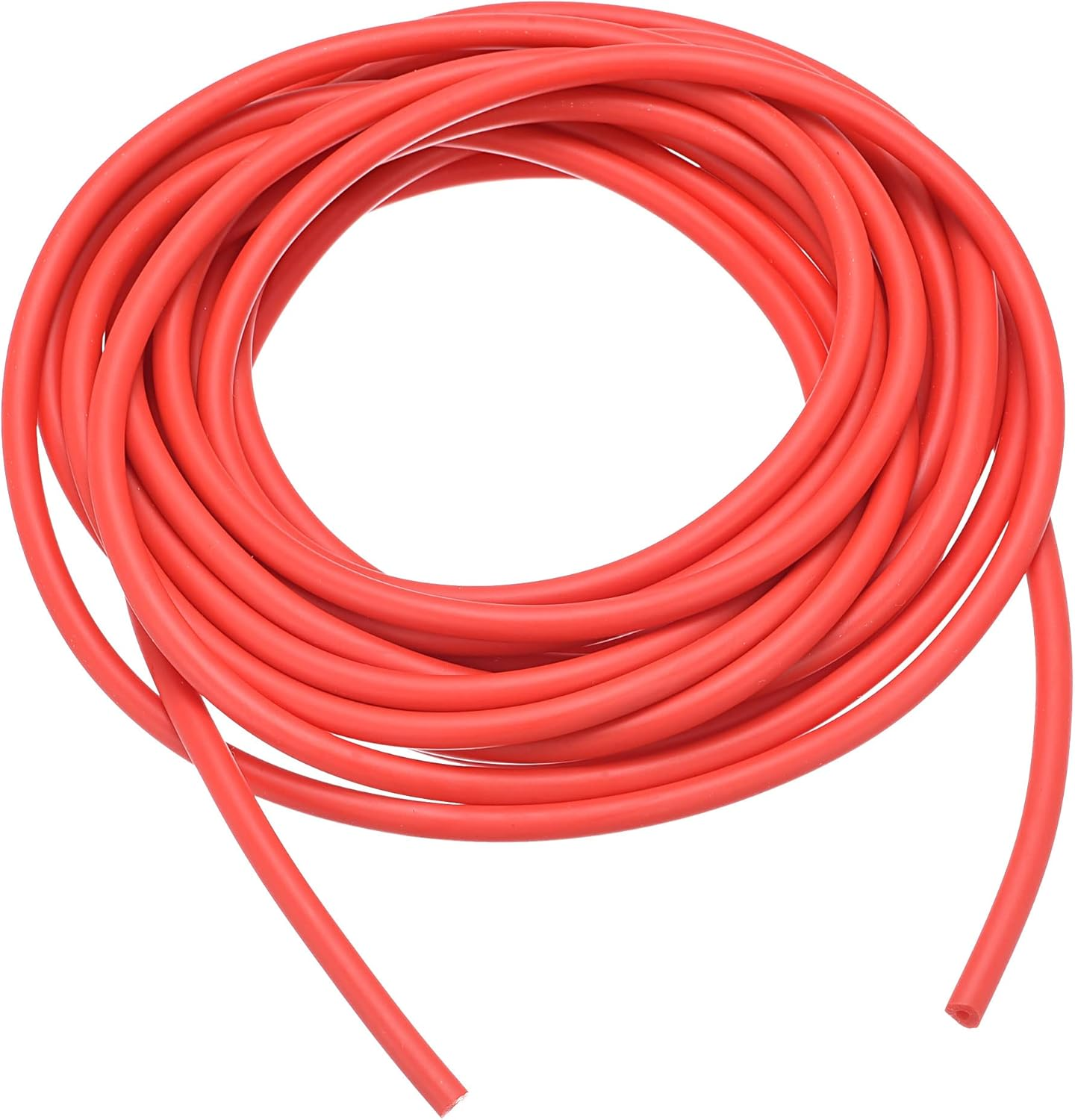 Uxcell Natural Latex Rubber Tubing 2Mm ID 5Mm OD 16Ft Red Highly Elastic for Sports Exercise Fitness image number 3
