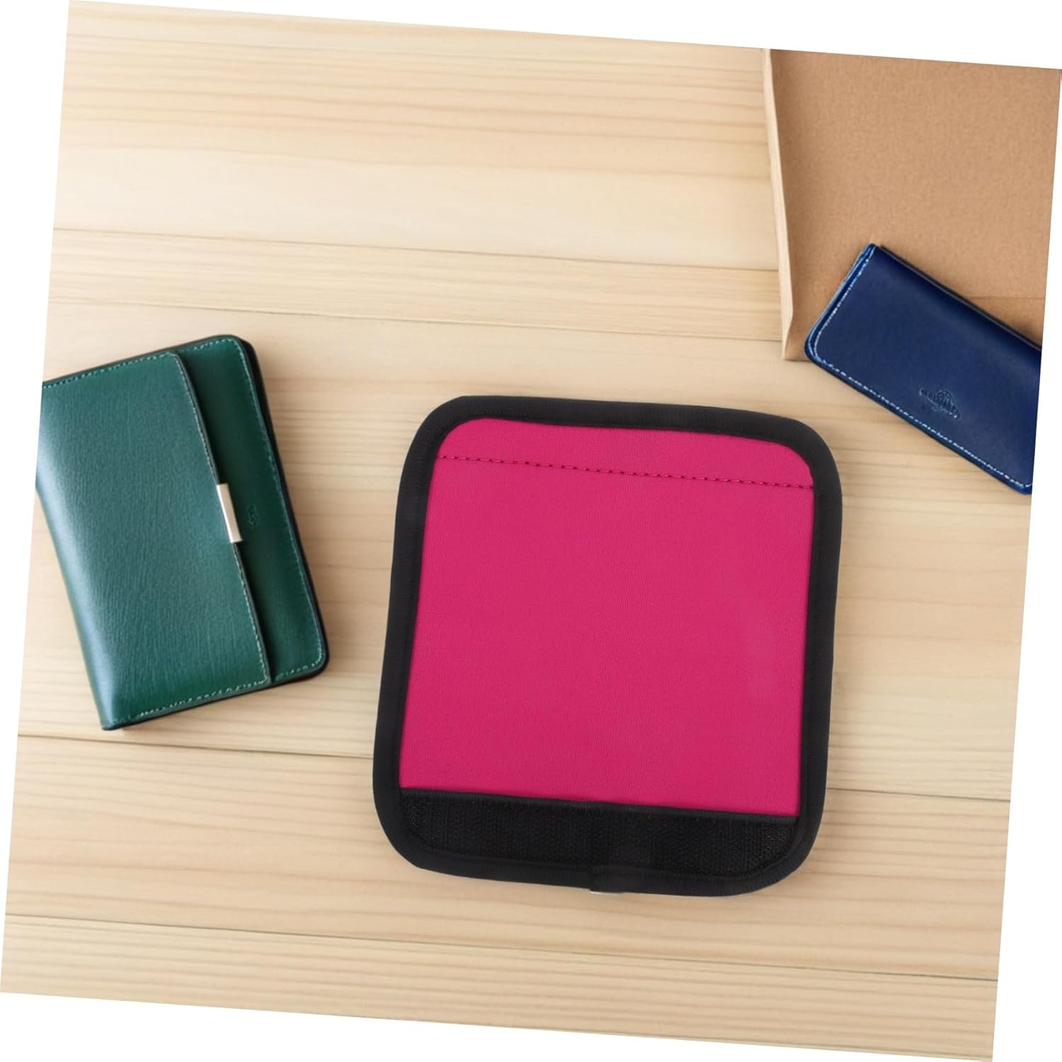 FOMIYES Luggage Handle Wraps Travel Hand Protectors Suitcase Handle Saddle Pink Protective Sleeve Comfortable Grip for Suitcases image number 2