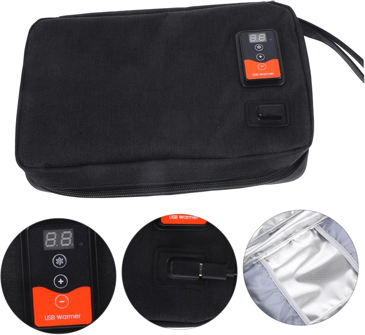 VICASKY USB Wet Tissue Heater Wipe Warmer Dispenser for Care Portable Home Use Adjustable Temperature for Skin Care Products