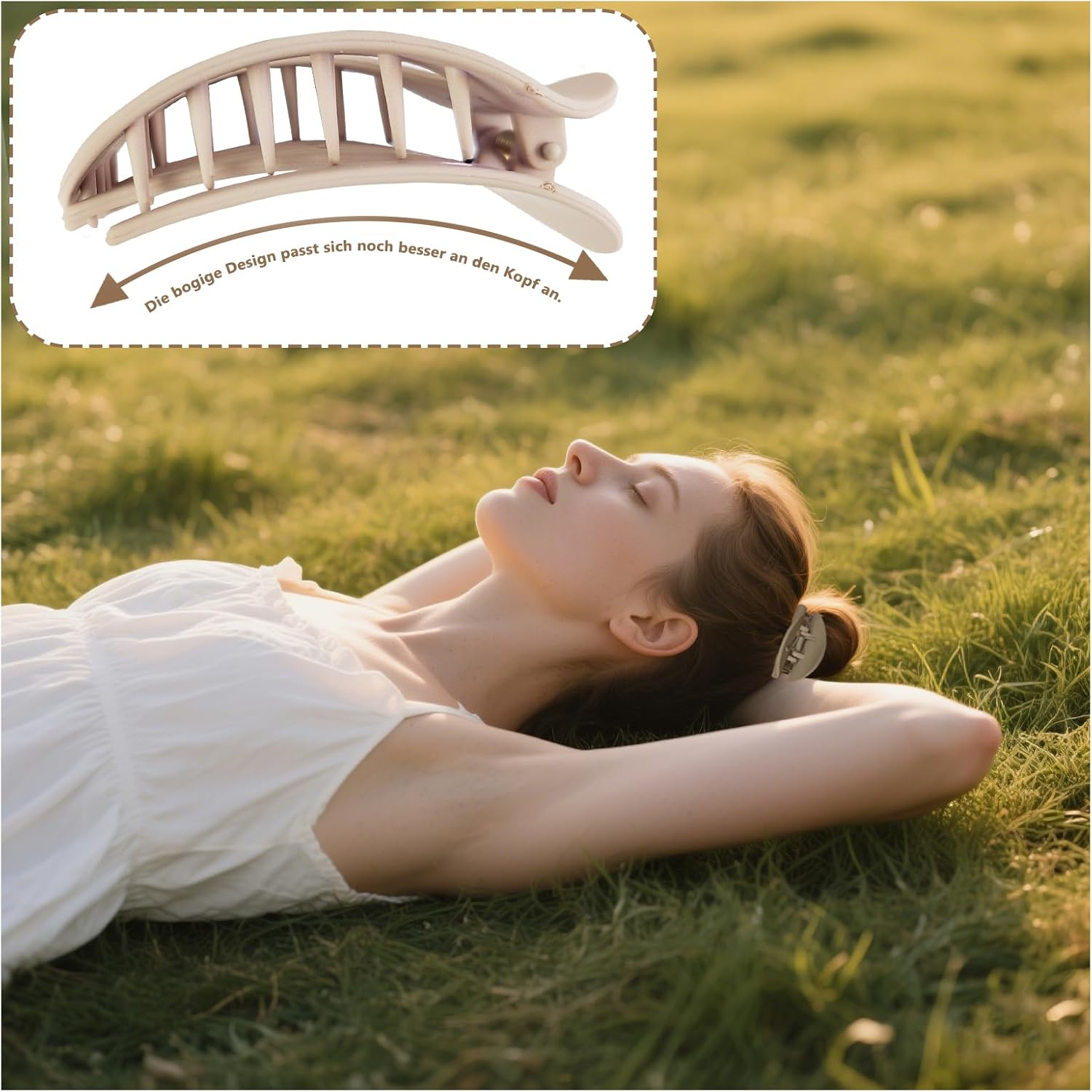 FLEXNOVA Pack of 6 Hair Clips Flat Large Duckbill Hair Clips Women'S Thin Hair Duckbill Hair Clips, French Hair Clip Thick Hair Clip Hair Clip Flat Claw Clip image number 1