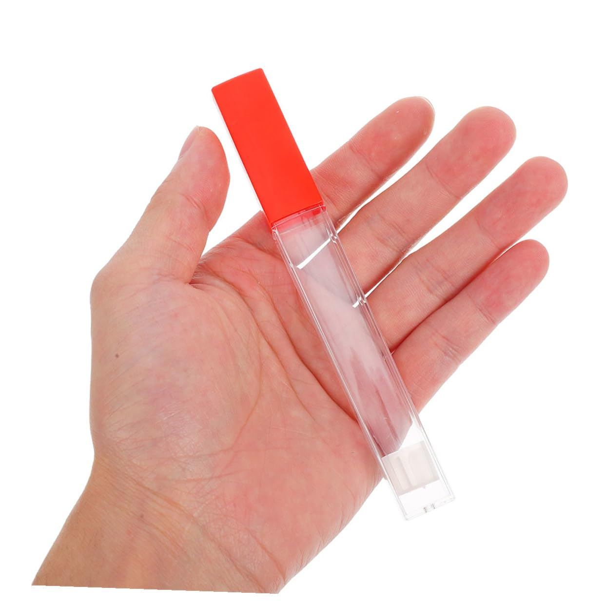 2Pcs Plastic Storage Box for Adults Mouth Holder Protective Case for Tools Portable Plastic Tube for Home and Use image number 2