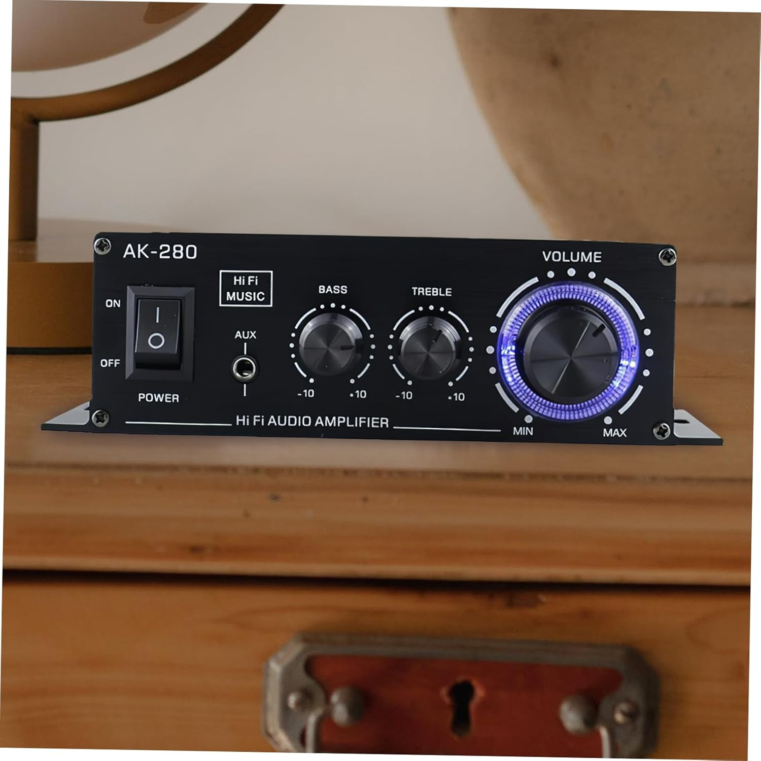 BELLIFFY Portable Car Amplifier Mini Power Amplifier for Motorcycle and Computer Compact Audio Amp Speaker for Home Use image number 6