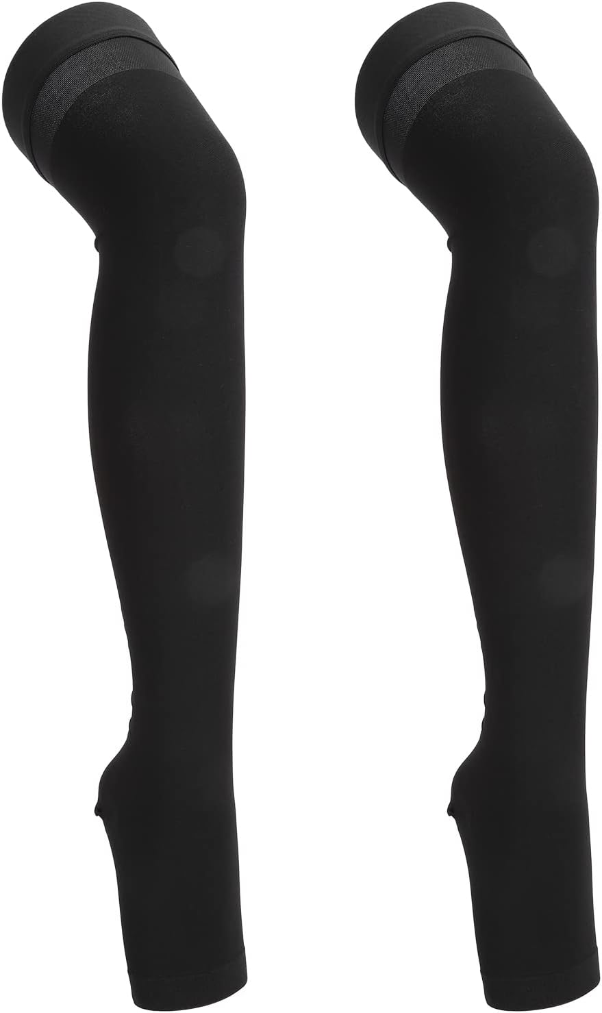 Compression Stockings, Lightweight Comfortable Support Stockings Elastic Material 23 to 32Mmhg Reinforcement for Leg (L) image number 2