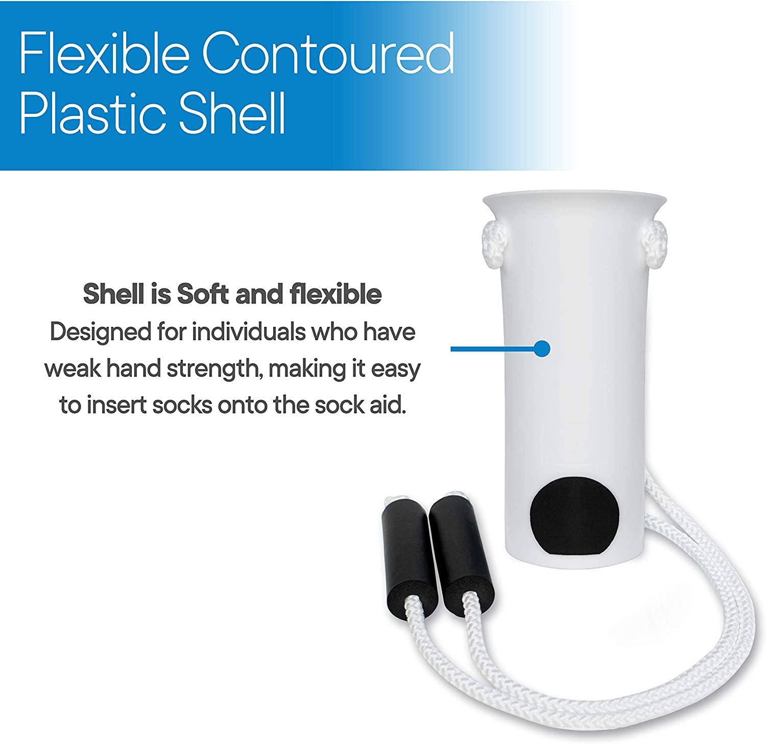 RMS Deluxe Sock Aid with Foam Handles image number 3