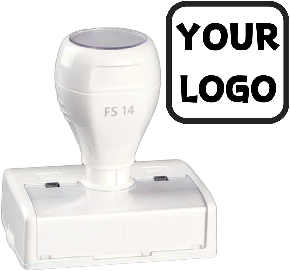 Custom Stamp,Multiple Sizes Custom Logo Stamp - Upload Your Own Image,Personalized Self-Inking Rubber Stamp - Use for Address Stamp,Teacher Stamps for Classroom -Easy Grading (30X50Mm) image number 6