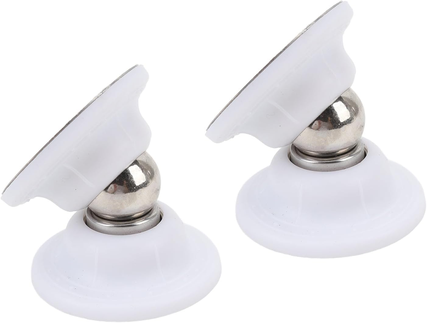 Pair of RV Magnetic Door Catch, RV Door Holder Latch RV Door Catch Latch Heavy Duty Baggage Door Catch for Motorhome, Travel Trailer, with Strong Magnetic Suction (Grey)