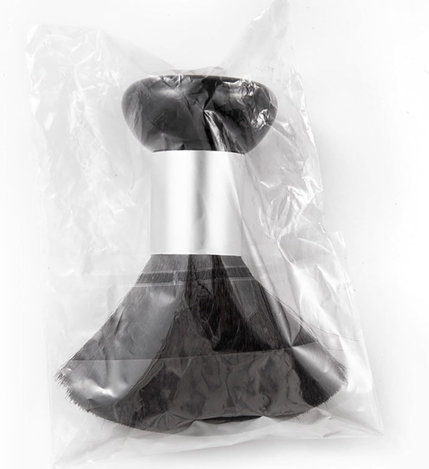 Fokmuaex Professional Salon Dust Brush for Hairdressers - Soft Nylon Bristle Brush for Neck Hair Removal, Nail & Beard Cleaning - Home Use Grooming Tool（1Pcs） image number 3