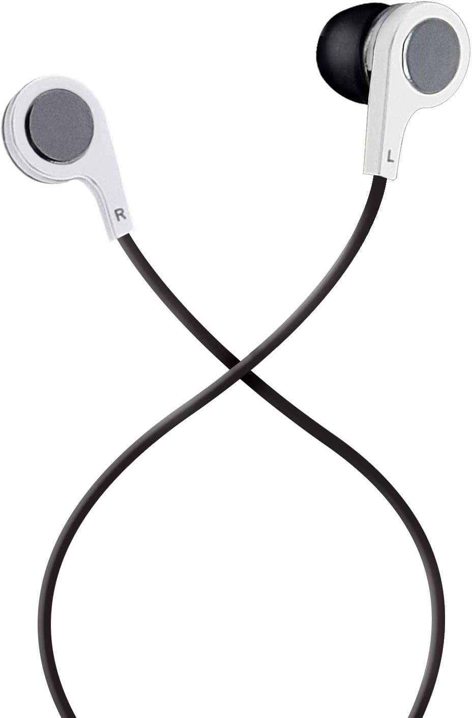 Maxell 199725 Bass13W Heavy Bass Earbuds White