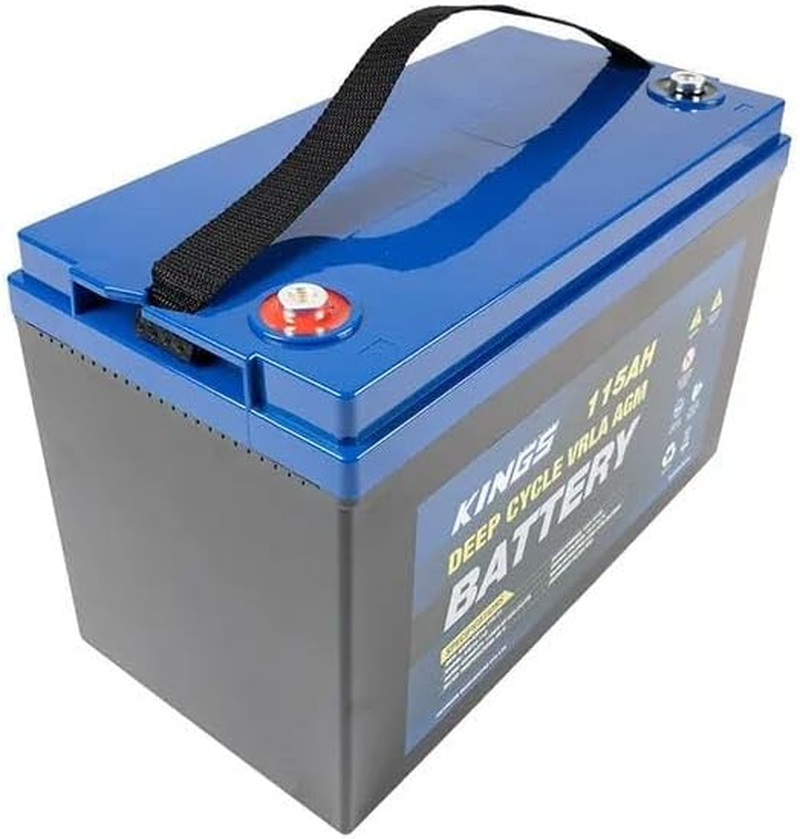 Adventure Kings AGM Deep Cycle Battery 115AH + Rechargeable Lithium LED Worklight image number 3