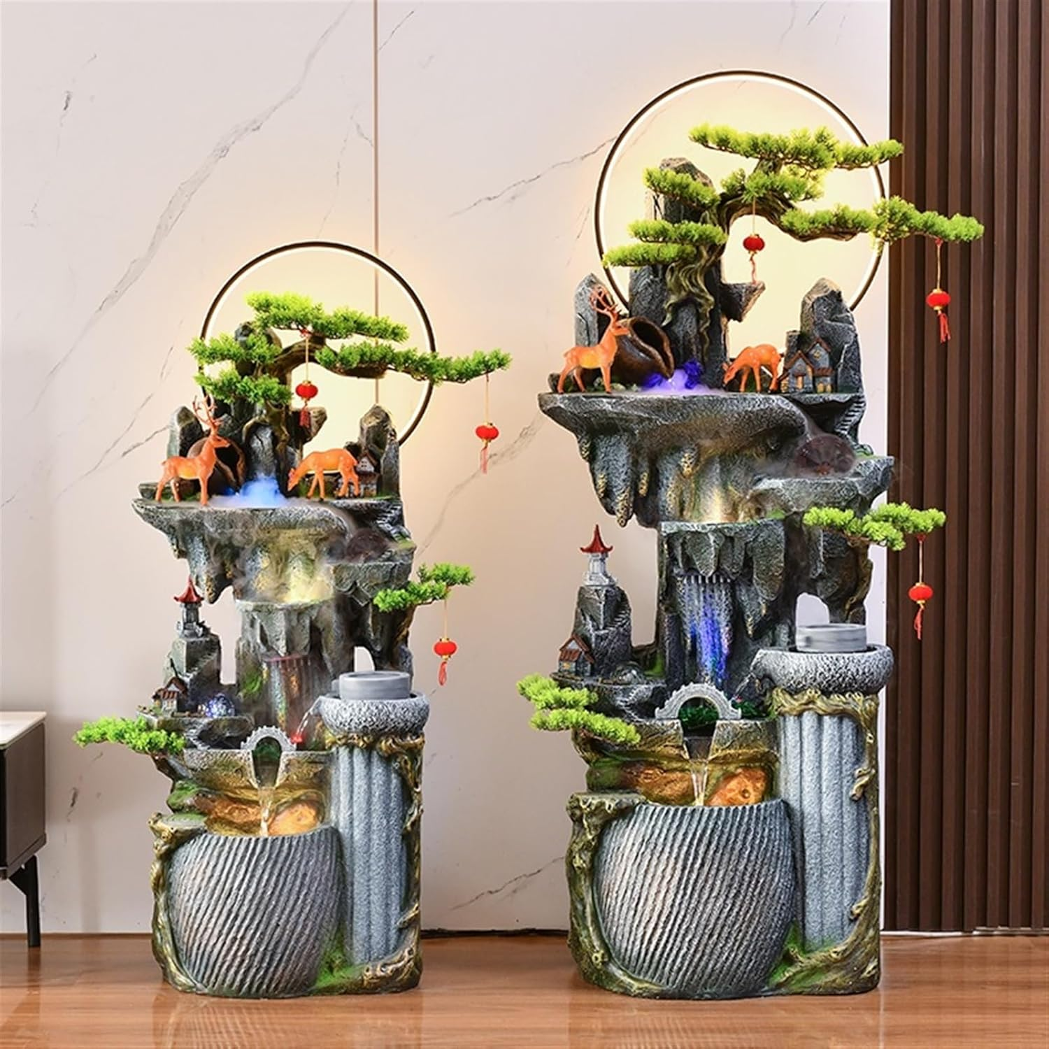 Outdoor Fountain Rockery Water Fountain Decoration, Outdoor, Floor(S) image number 4