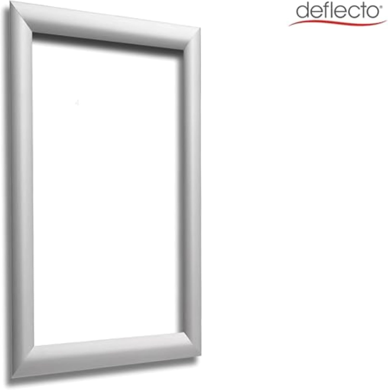 Deflecto SFA4S A4 Wall Snap Frame/Poster Holder - Silver image number 4