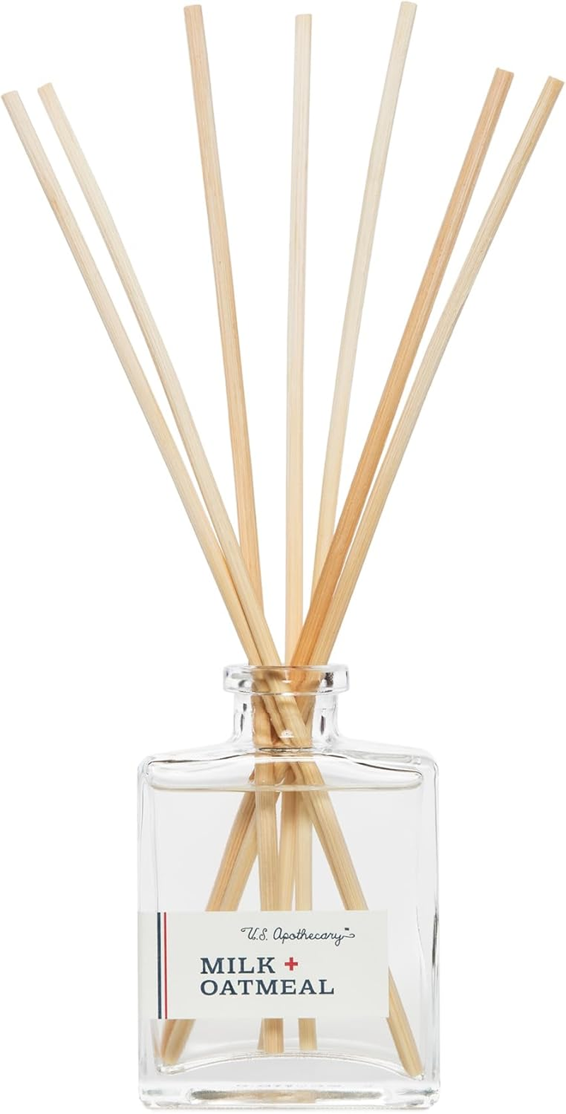 Milk & Oatmeal Scented Diffuser Kit, Creamy-Sweet Scent with Oatmeal Extract, Diffuser Sets for Home, All-Natural Fragrance for Women & Men, 8 Fl Oz image number 4