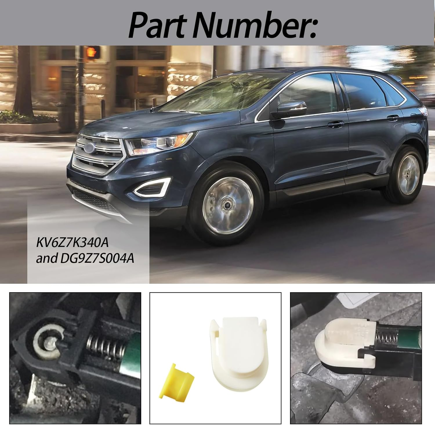 KV6Z7K340A and DG9Z7S004A Transmission Shifter Bushing Set Transit Connect Compatible with Ford Series image number 6