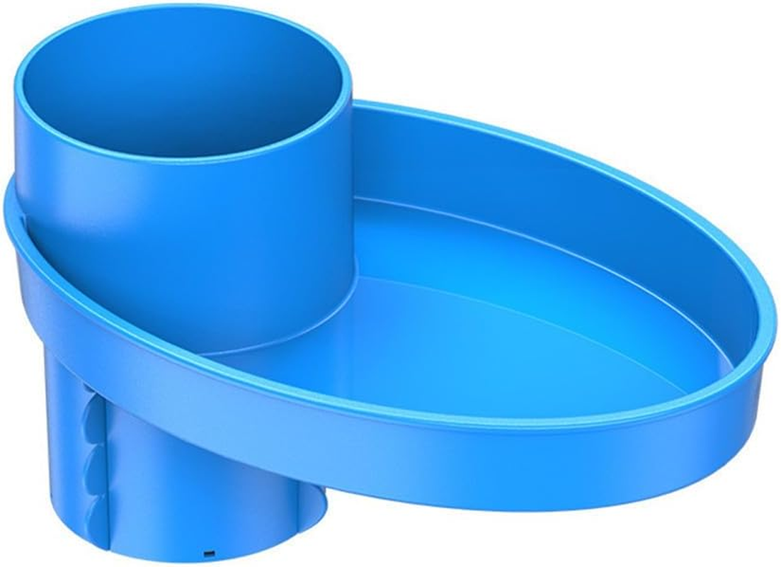 Complete Oval Travel Tray - Expands Cup Holder, Rotates Cup & Tray for Most Seats