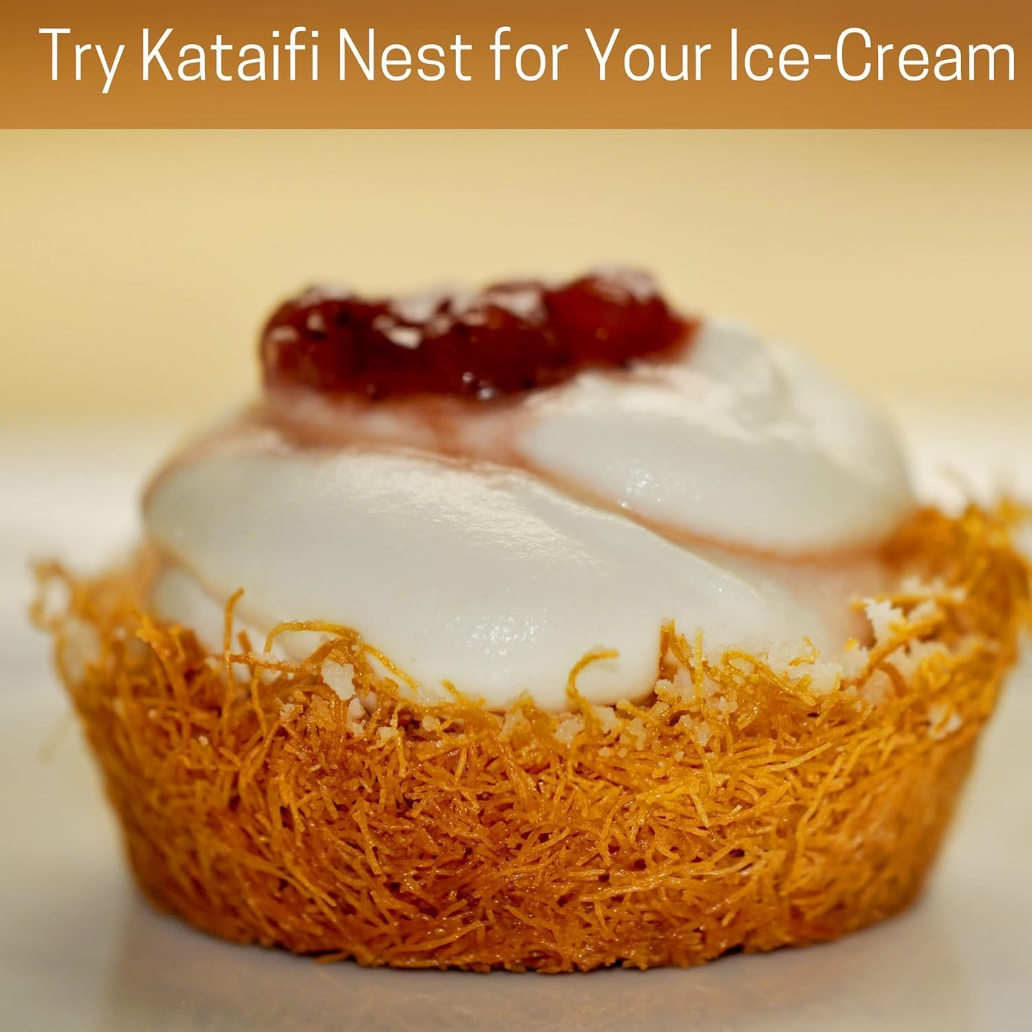 Kral Traditional Shredded Phyllo Dough, Kataifi Pastry for Middle Eastern Desserts, Kunefe, Dubai Chocolate, Halal Certified, 500G