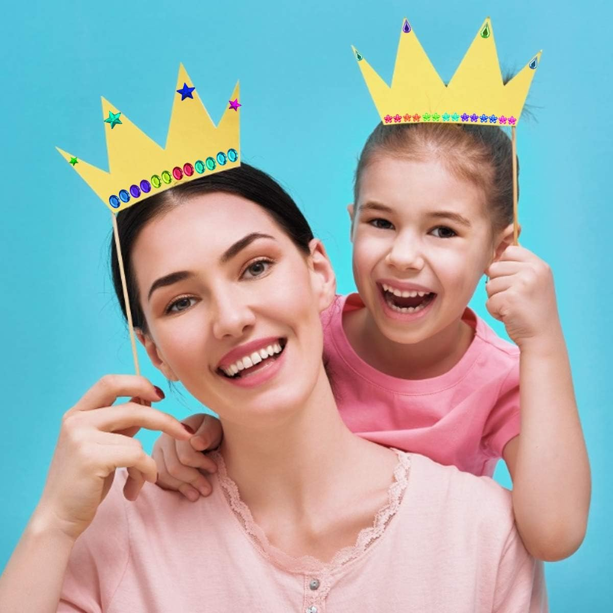 Gem Stickers 1200+ Self Adhesive Jewel for Crafts Sparkly Flatback Rhinestone Stickers Crystal Sticker for Kids DIY image number 1