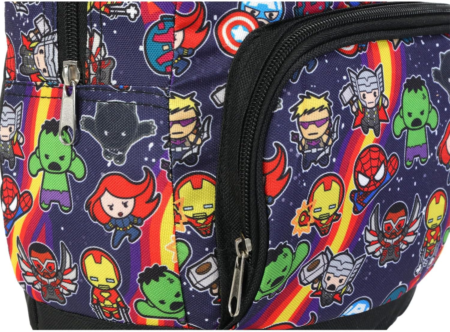 Marvel Avengers Mini Backpack Set ~ 5 Pc Canvas Avengers Superhero 10 Inch Mini Backpack with Stickers, More, Marvel Avengers Mini Backpack, Marvel Avengers Mini Backpack, Marvel Avengers Backpack For image number 2